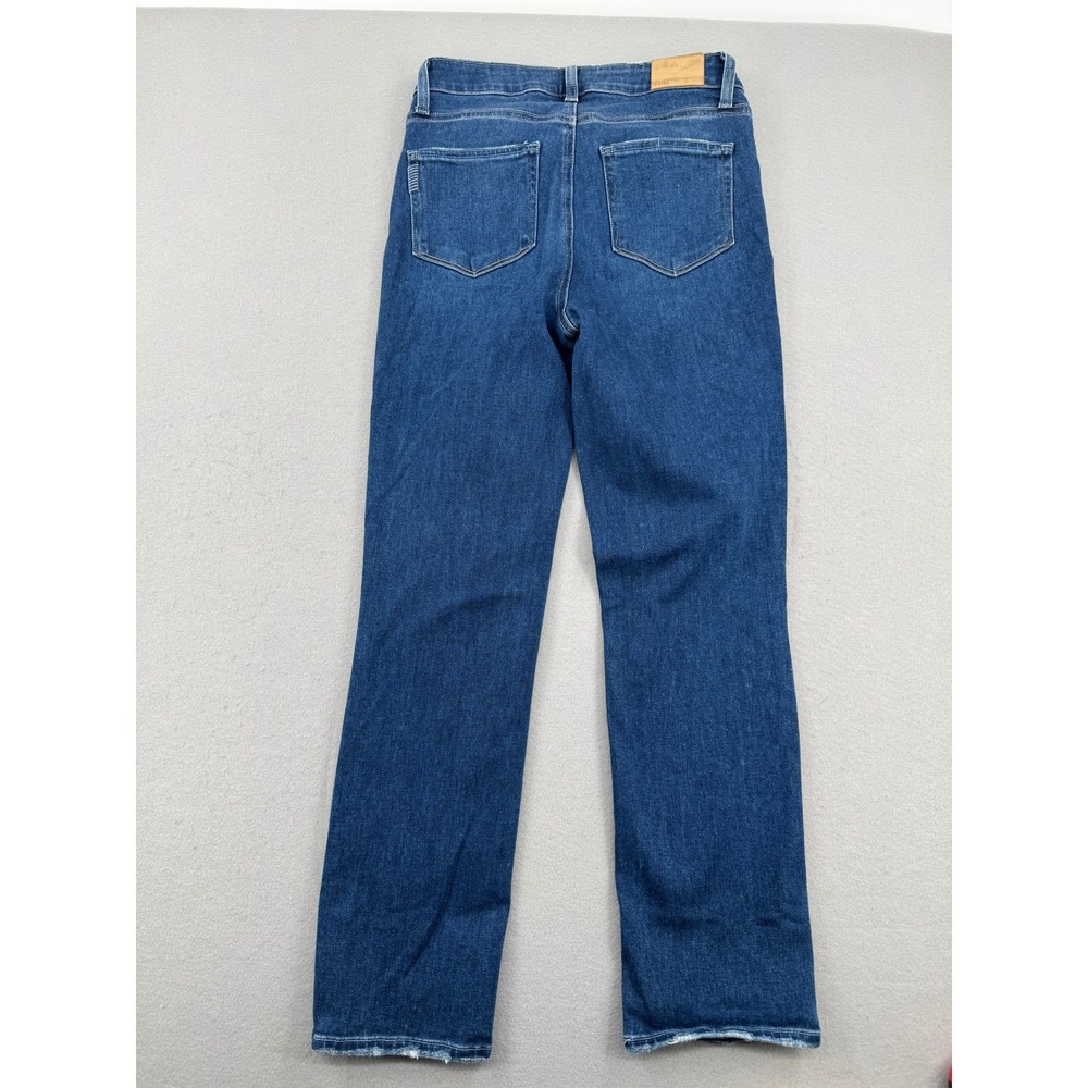 Paige Cindy High Rise Straight Leg Jeans Womens 28 (29x28) Blue Stretch Denim - Picture 5 of 10